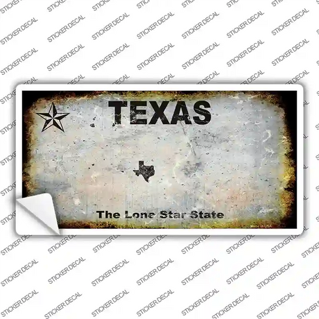 Texas Rusty Novelty Sticker Decal