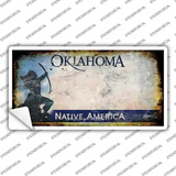 Oklahoma Rusty Novelty Sticker Decal