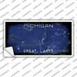 Michigan Rusty Novelty Sticker Decal