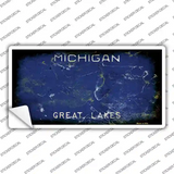 Michigan Rusty Novelty Sticker Decal