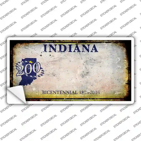 Indiana Rusty Novelty Sticker Decal