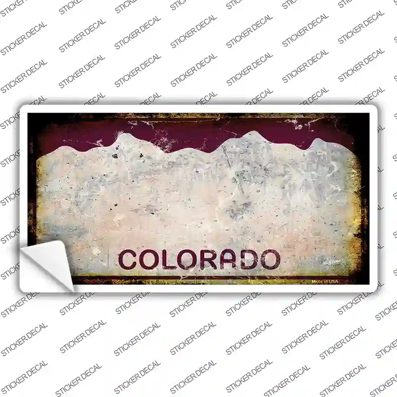 Colorado Rusty Novelty Sticker Decal