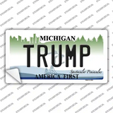 Trump Michigan Novelty Sticker Decal