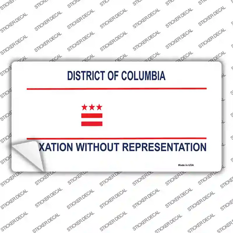 Taxation Without Representation Novelty Sticker Decal