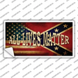 All Lives Matter Confederate Flag Novelty Sticker Decal