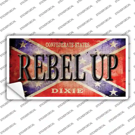 Rebel Up Novelty Sticker Decal