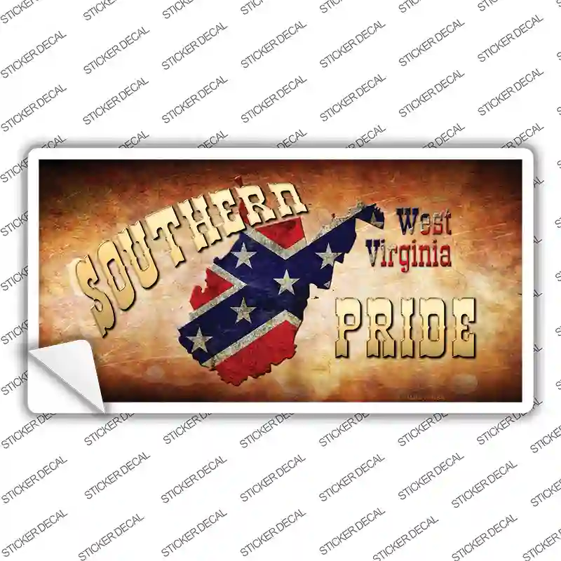 Southern Pride West Virginia Novelty Sticker Decal