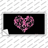 Pink Ribbons Novelty Sticker Decal