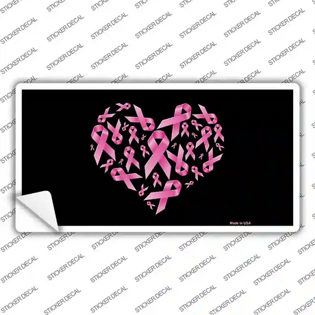 Pink Ribbons Novelty Sticker Decal