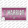 Pink Warrior Novelty Sticker Decal