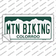 Mtn Biking Colorado Novelty Sticker Decal