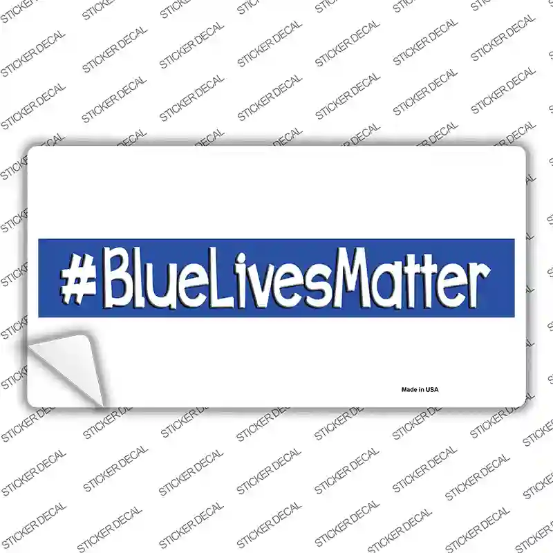 Blue Lives Matter Novelty Sticker Decal