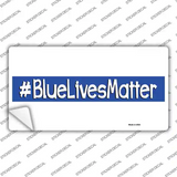 Blue Lives Matter Novelty Sticker Decal