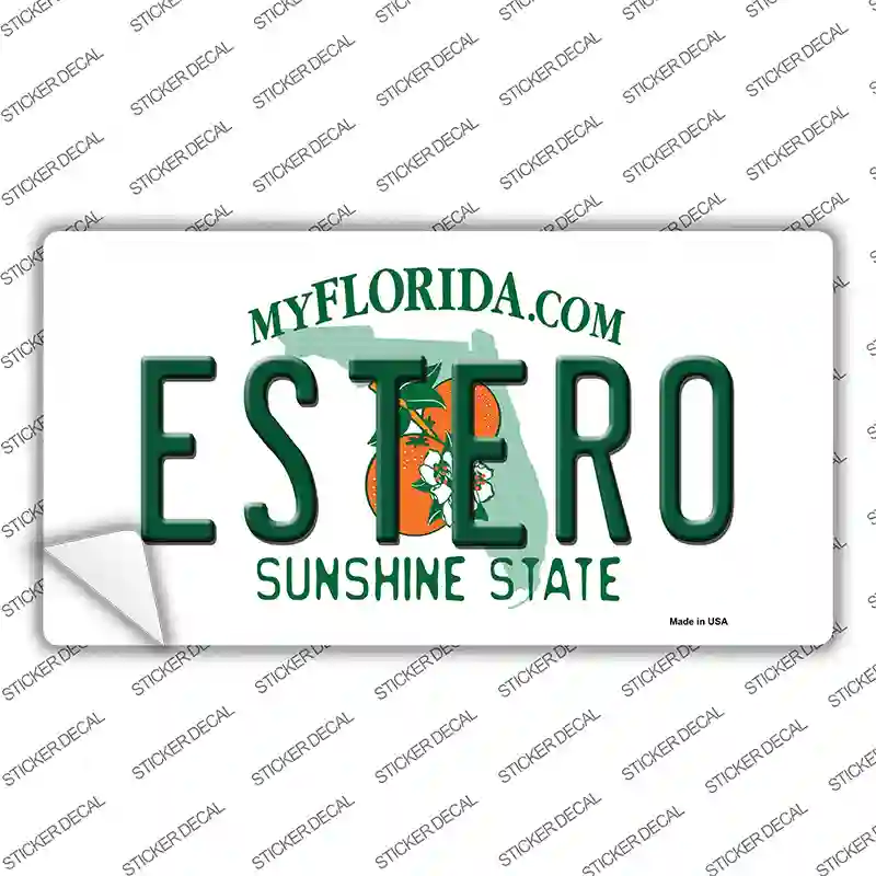 Estero Sunshine State Novelty Sticker Decal
