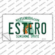 Estero Sunshine State Novelty Sticker Decal