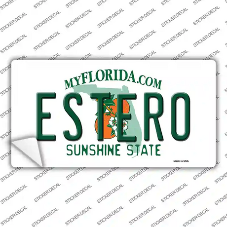 Estero Sunshine State Novelty Sticker Decal