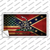 American Confederate Dont Tread Novelty Sticker Decal