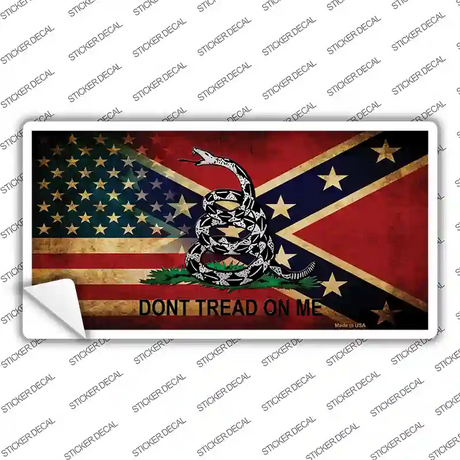 American Confederate Dont Tread Novelty Sticker Decal