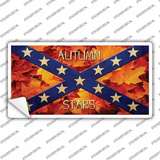 Autumn Stars Novelty Sticker Decal