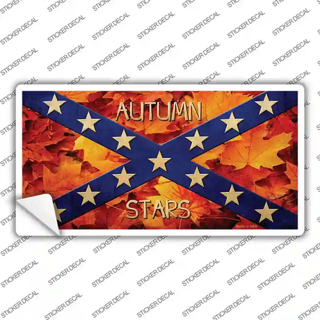 Autumn Stars Novelty Sticker Decal