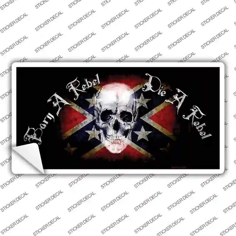 Born A Rebel Novelty Sticker Decal