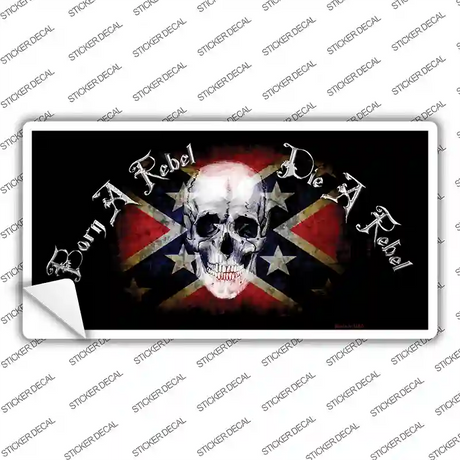Born A Rebel Novelty Sticker Decal