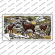Deer On Camo Novelty Sticker Decal