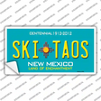 Ski Taos Teal New Mexico Novelty Sticker Decal