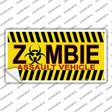 Zombie Assault Vehicle Novelty Sticker Decal