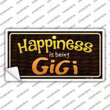 Happiness Is Being Gigi Novelty Sticker Decal