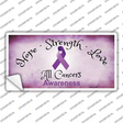 All Cancer Awareness Novelty Sticker Decal