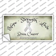 Brain Cancer Ribbon Novelty Sticker Decal