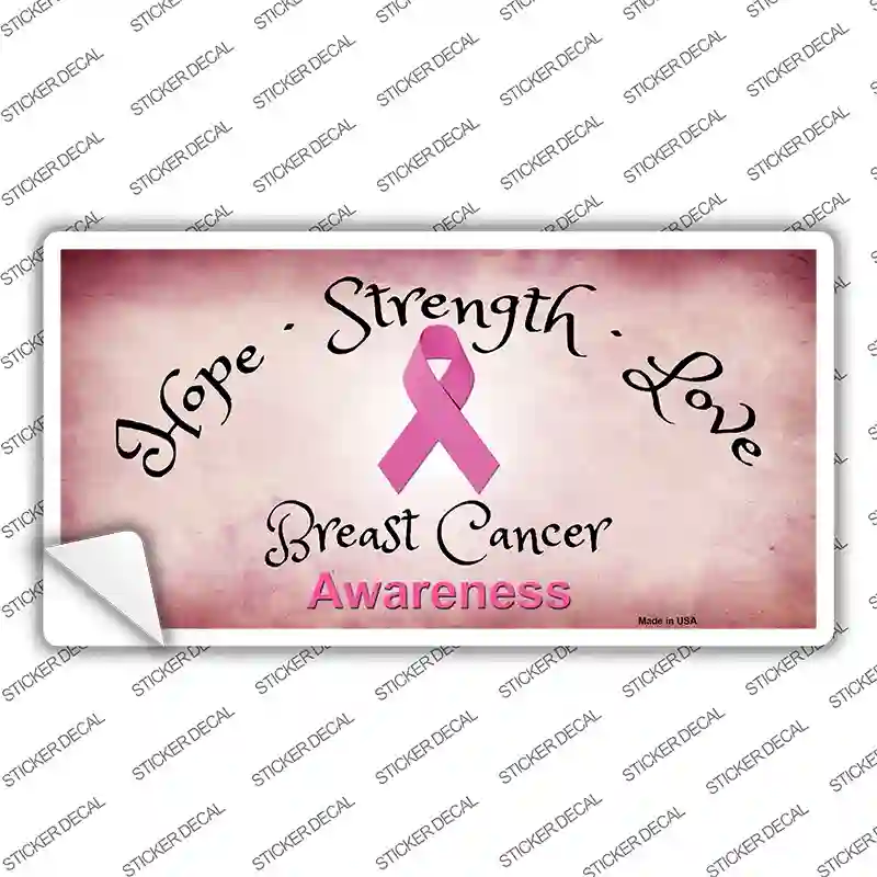 Breast Cancer Novelty Sticker Decal