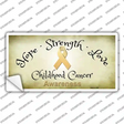 Childhood Cancer Ribbon Novelty Sticker Decal