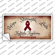 Multiple Myeloma Cancer Ribbon Novelty Sticker Decal