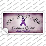 Pancreatic Ribbon Novelty Sticker Decal