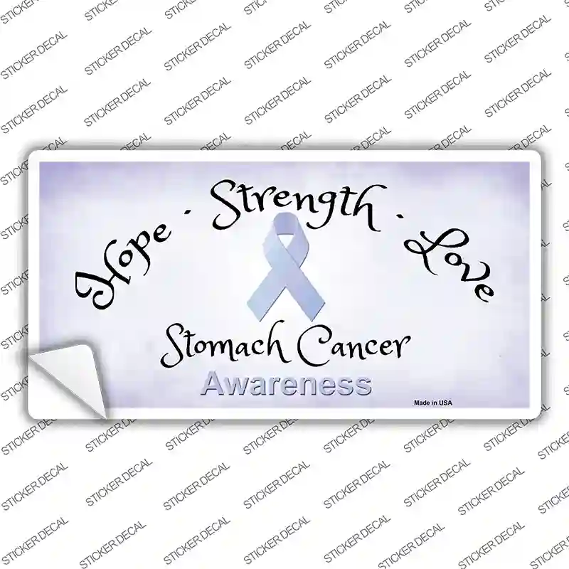 Stomach Ribbon Novelty Sticker Decal