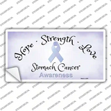 Stomach Ribbon Novelty Sticker Decal