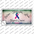 Thyroid Cancer Ribbon Novelty Sticker Decal