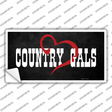 Country Gals Novelty Sticker Decal