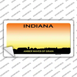 Indiana Amber Waves Novelty Sticker Decal