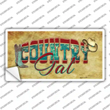 Country Gal Novelty Sticker Decal