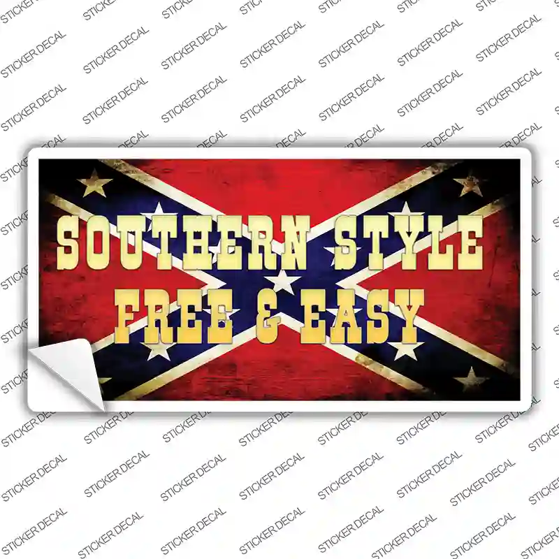 Southern Style Novelty Sticker Decal