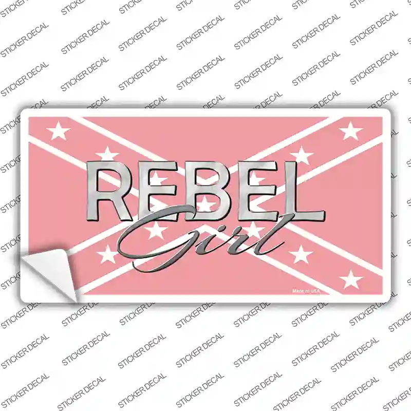 Rebel Girl Pink Novelty Sticker Decal