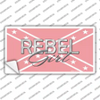 Rebel Girl Pink Novelty Sticker Decal