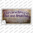 Grandmas Bed & Breakfast Novelty Sticker Decal