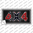 4x4 Confederate Novelty Sticker Decal