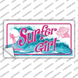 Surfer Girl Novelty Sticker Decal