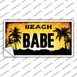 Beach Babe Novelty Sticker Decal