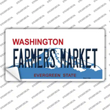 Farmers Market Washington Novelty Sticker Decal